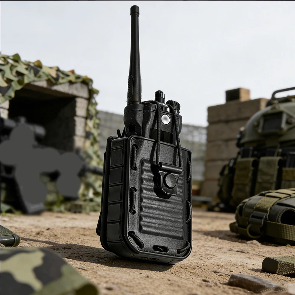Tactical Walkie-talkie Holster MOLLE Walkie-talkie Pouch Walkie-talkie Storage Bag Suitable For Outdoor Activities