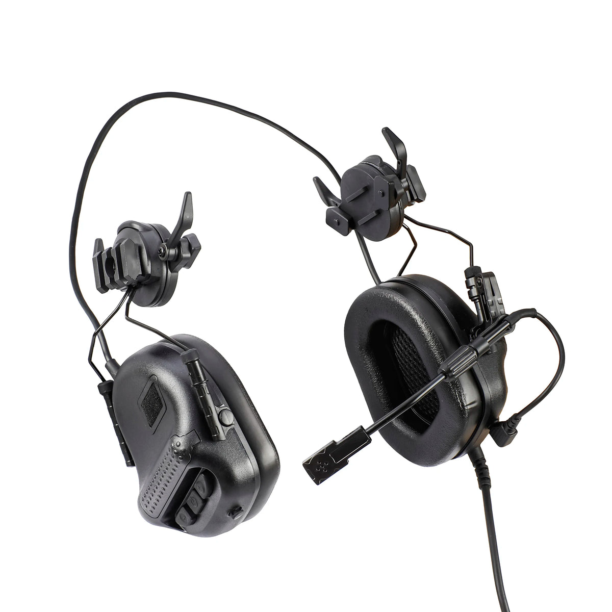 Airsoft Tactical Headset Foldable Earmuff Microphone Military Headphone Shooting Hunting Ear Protection Earphones earmor