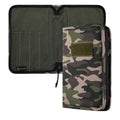 Tactical Notebook Cover with Zipper,7.5x5 Inch OCP Military Notebook Cover with Flag Patch(Cover Only)