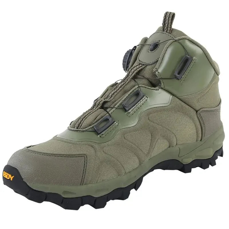 Men Tactical Boots Outdoor Hiking Shoes Leather Boots Autumn Winter Combat Ankle Shoes Hombre Special Training Boots