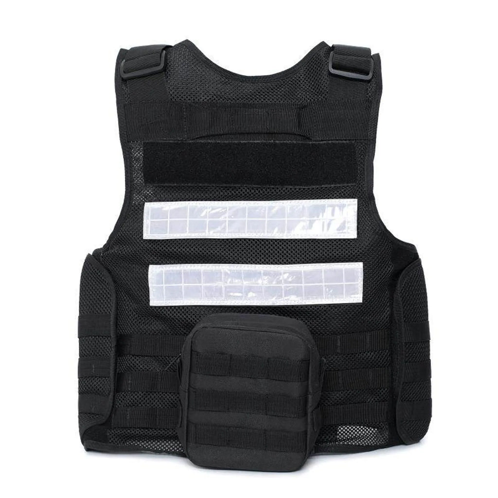 Duty tactical vest, summer breathable mesh for training clothes, street patrol clothes