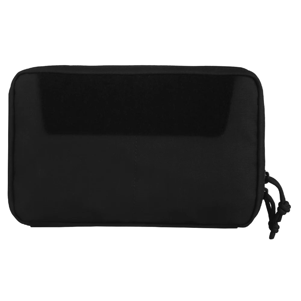 MOLLE Mounted Bag Hunting Vest Front Panel Expansion Accessory Kit Miscellaneous Storage Two-Way Zipper