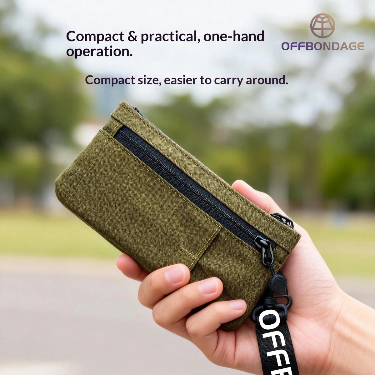 OFFBONDAGE Tactical EDC Pouch Hunting Utility Bag Compatible Clip-on Wallet  Hunting Camping Hiking Outdoor Gear