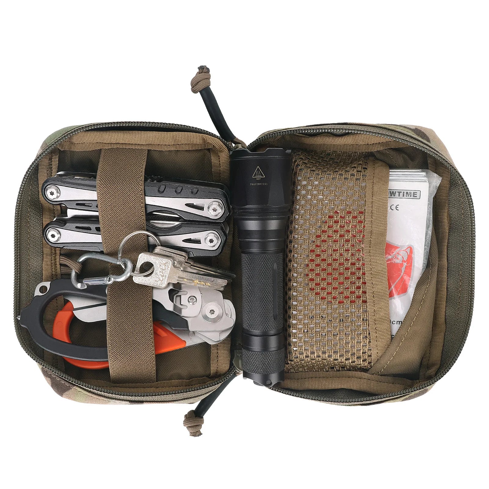 KRYDEX Tactical MOLLE Pouch 500D Nylon EDC GP Pouch Utility Admin Bag For Vest Backpack Belt Hunting Outdoor Accessories