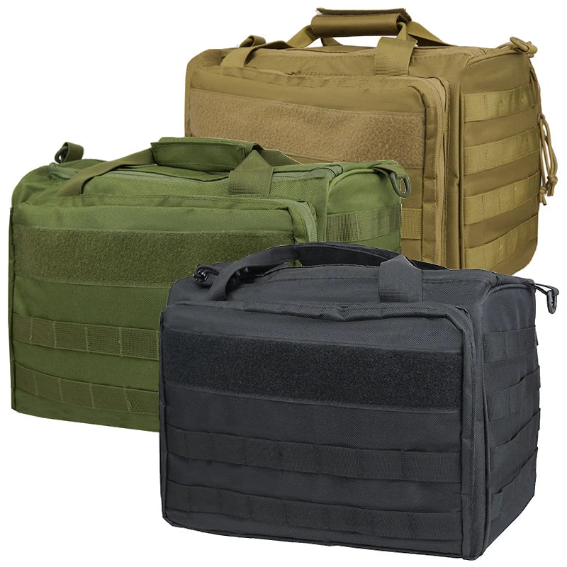 High Capacity Tactical Bag Shooting Pistol Gun Bag Hunting Accessories Outdoor Sport Hiking Camping Shoulder Bags