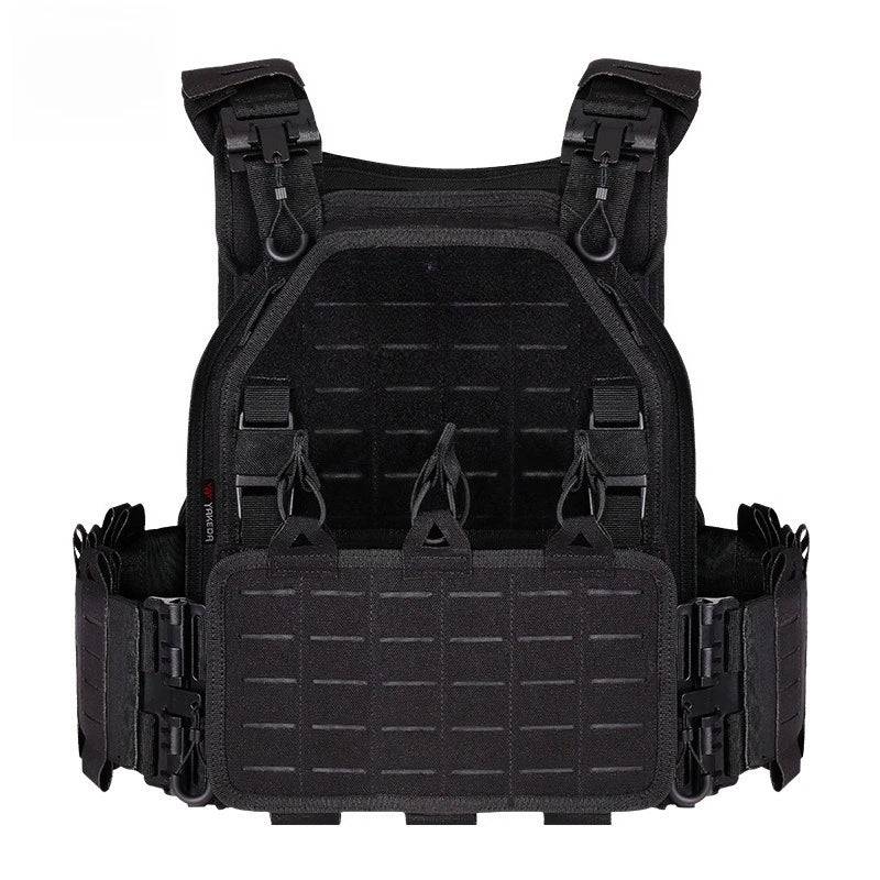 YAKEDA MOLLE Tactical Vest 1000D Waterproof Wear Resistant Outdoor Training Combat Waistcoat Outdoor Training Combat Vest