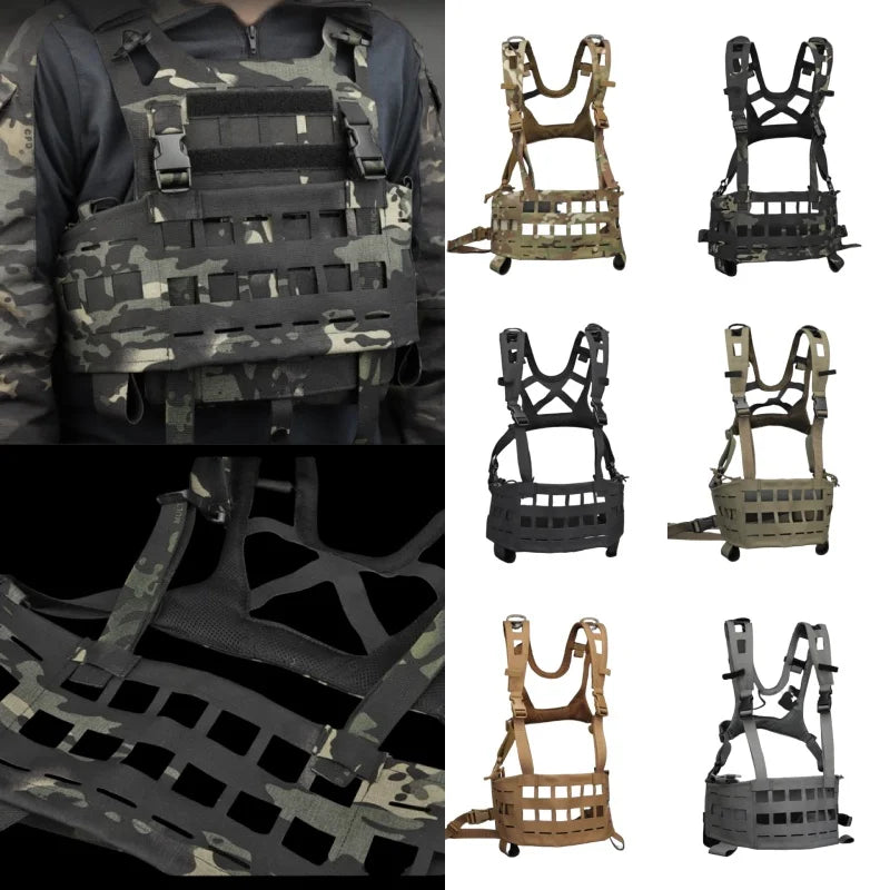 SPC Ultralight Load Carrying System | Low Profile Chest Platform Modular Carrier Vest | For Outdoor Professional Use
