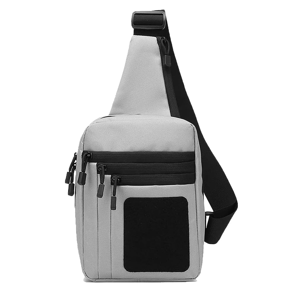Quick Opening Gun Bag Concealed Carry with Gun Holster Tactical Pistol Bag Chest Pack EDC Shoulder Bag Crossbody Sling Backpack