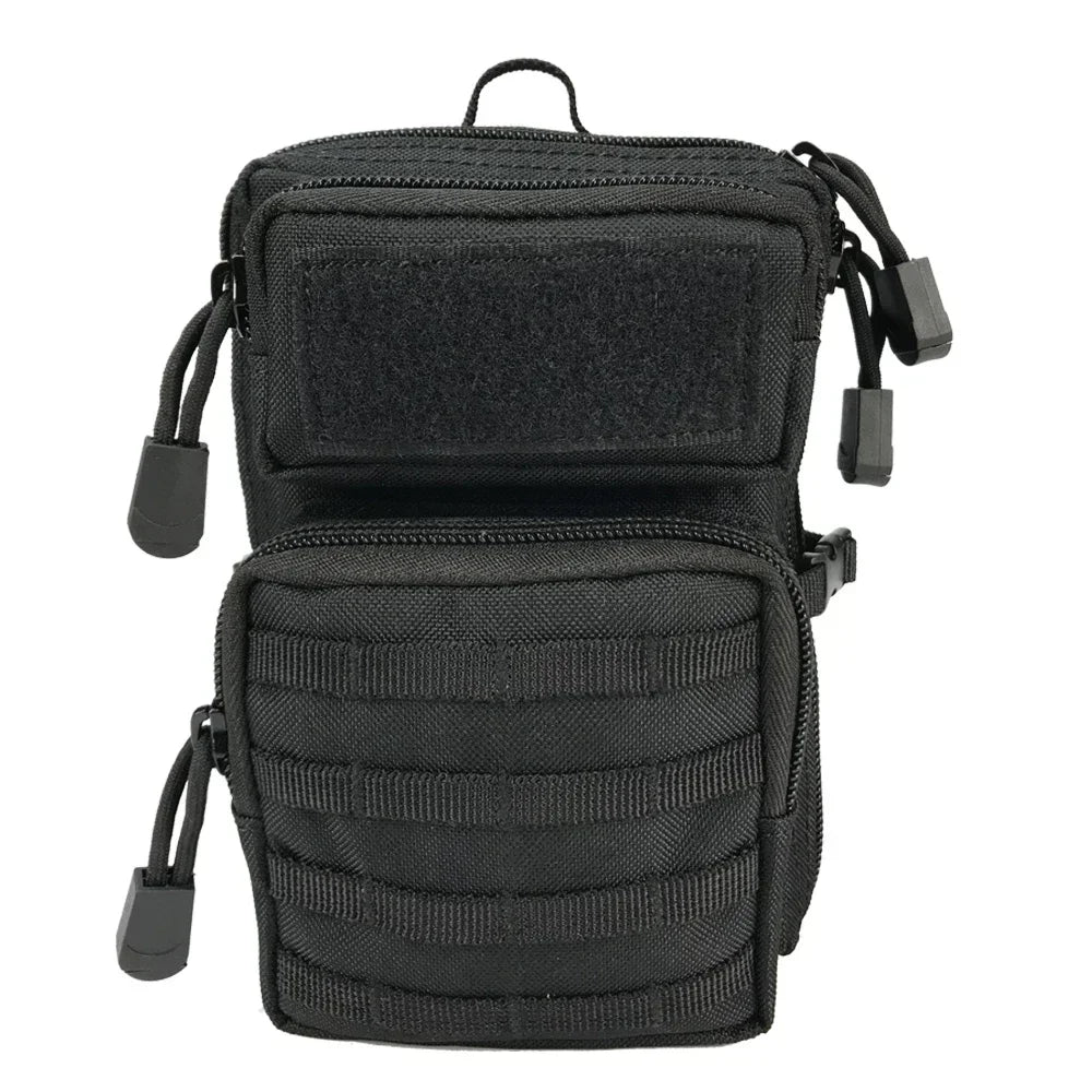Tactical Mini Molle Utility Pouch EDC Small Tool Pouch for Outdoor Hiking Camping, Phone & Gear Storage Bag