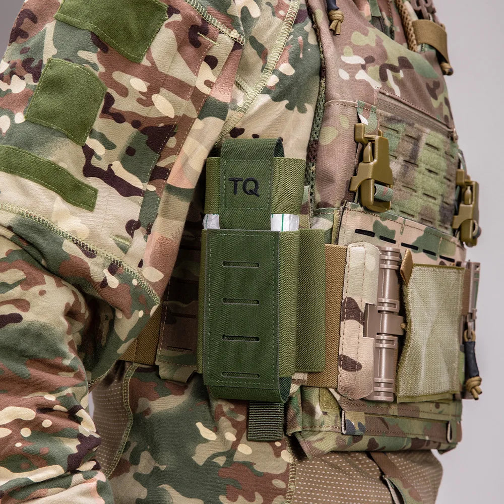Tactical Tourniquet Pouch IFAK TQ Bag Molle System Quick Access Pouch Outdoor & Survival Use for for CAT GEN 7 or Older