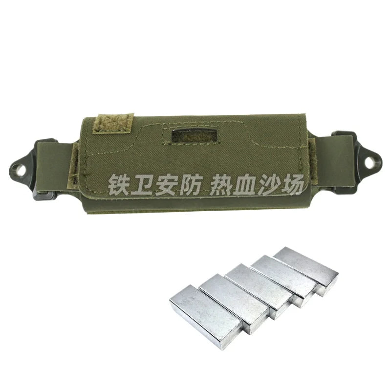 Tactical Helmet Accessory Bag for Weight Distribution Battery Storage and Gear Organization Compatible with FAST BJ PJ MH