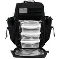 45L Meal Prep Management Backpack Gym Tactical Waterproof Insulated Lunch Cooler Bag Hiking Camping Travel Rucksack
