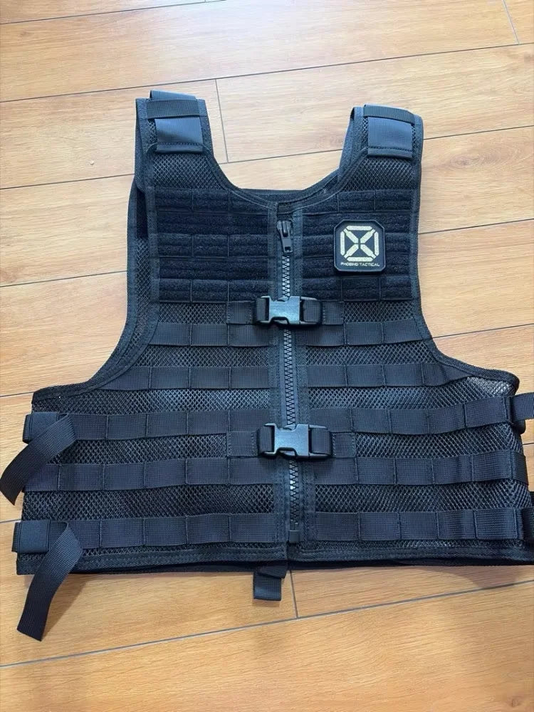 Phoenix Industry Plcv3.0 Ultra Light Breathable Mesh Front and Rear Plug-In Zipper Tactical Vest