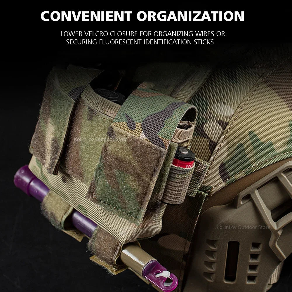 Tactical Helmet MK2 Battery Pouch Airsoft Helmet Counterweight Bag Outdoor Shooting FAST Helmet Accessories