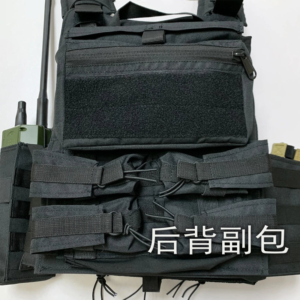 Airsoft Call of Duty 19 COD Ghost Nightwar Style Plate Carrier Chest Equipment Set Tactical Vest Full Set for Outdoor Cosplay