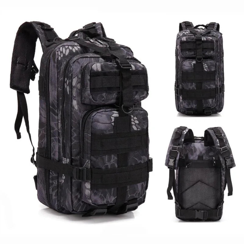 3P Tactical Backpack 20L-25L 1000D Nylon Outdoor Hiking Camping Traveling Fishing For Men Hunting Bag Sport Backpack