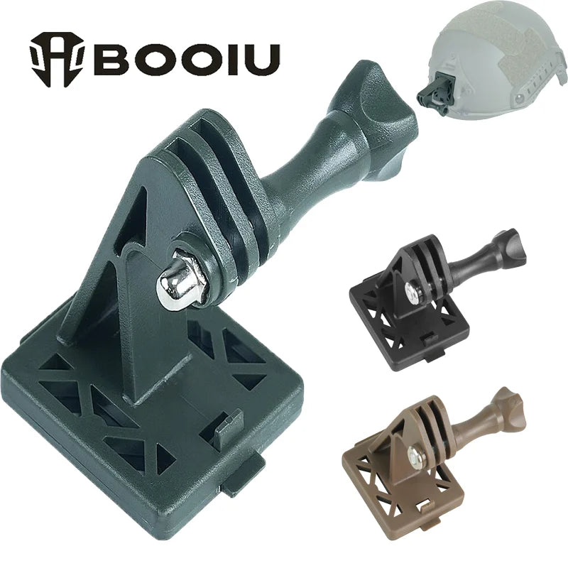 BOOIU Tactical Helmet Camera Stand Use Easily Lightweight Enhance Shooting Stability Adapted To Complex Environments Accessories