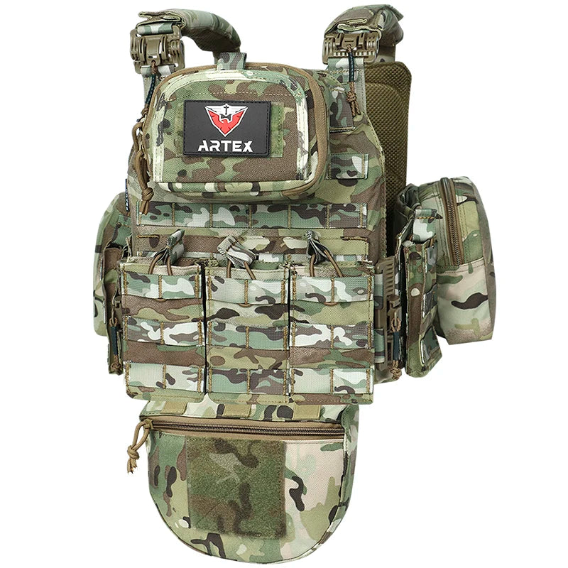 Artex Tactical Vest Is Equipped With Multiple Accessory Packs And An Expandable MOLLE System Can Be Quick Release Hunting Vest