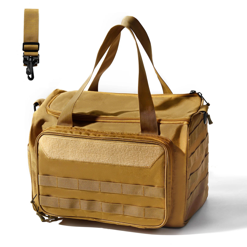 Tactical MOLLE Storage Bag - Durable Oxford Organizer for Training, Range Gear & Everyday Essentials - Adjustable Shoulder Strap