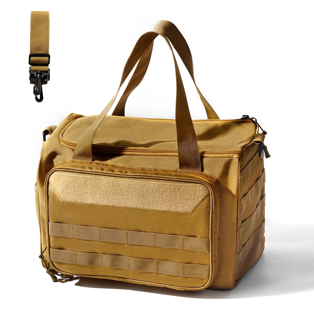 Tactical MOLLE Storage Bag - Durable Oxford Organizer for Training, Range Gear & Everyday Essentials - Adjustable Shoulder Strap