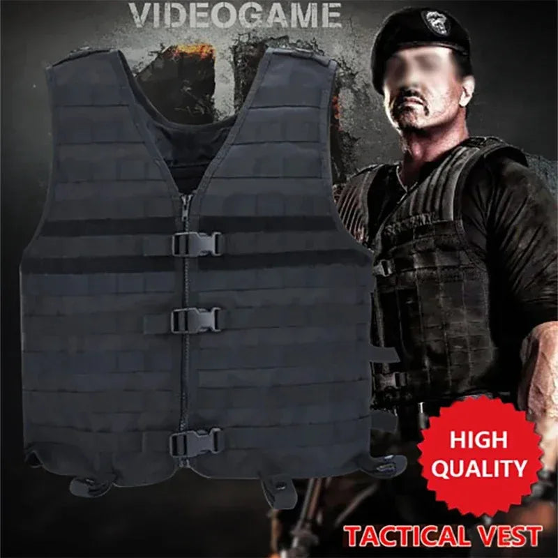 900D Quick Disassembly Lightweight Tactical Vest MOLLE Training Suit Military Airsoft Combat Mens Hunting Paintball Field Jacket