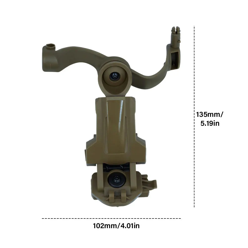 Shooting Headset Bracket Rail Mount Kit ARC Helmet Rail Adapter for OPS Core ARC and Team Wendy M-LOK Rails Headphone Brackets
