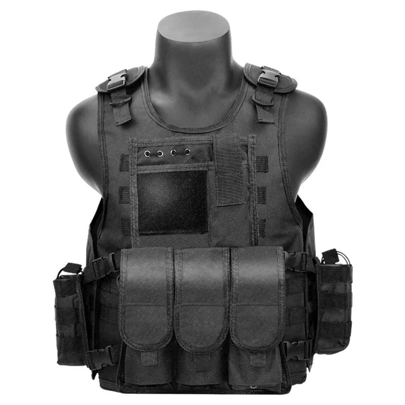 Adjustable Molle Tactical Vest for Combat Hunting Outdoor CS War Game Airsoft Gun Training Protective Equipment Jacket