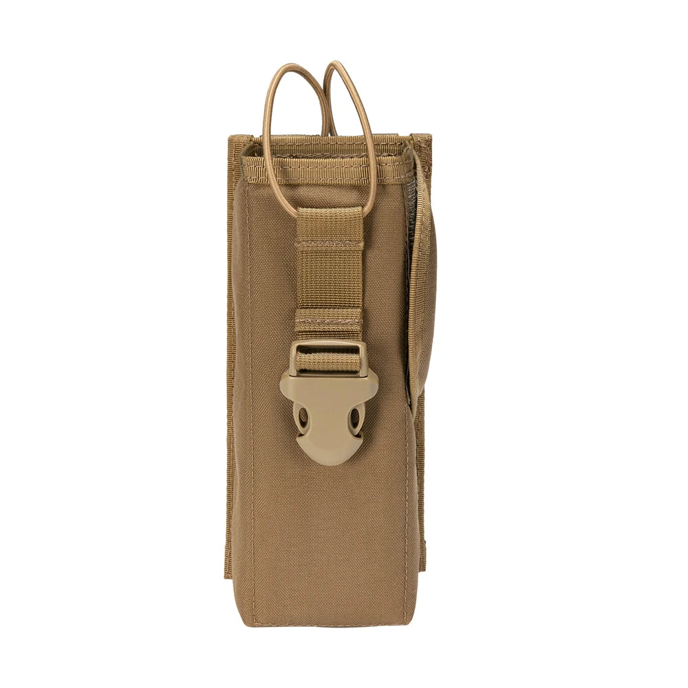 Tactical Molle Radio Walkie Talkie Pouch for PRC148/152 Waist Bag Holder Pocket Portable Interphone Holster Carry Bag