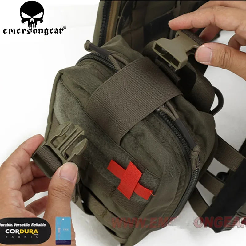 Emergency First Aid Kit Bag - Molle Medical Pouch for Hiking Hunting Outdoor Camping - Survival Waist Pocket Flagship Design