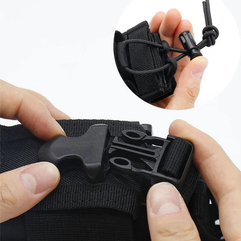 Tactical Radio Holder Pouch Outdoor MOLLE Walkie Talkie Holster Nylon Magazine Pocket Hunting Hiking accessories