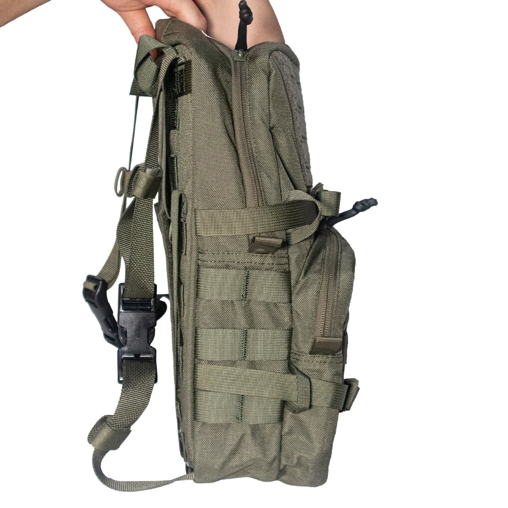 10L Tactical Assault Pack Molle Vest & Backpack 2-in-1 Lightweight EDC Outdoor