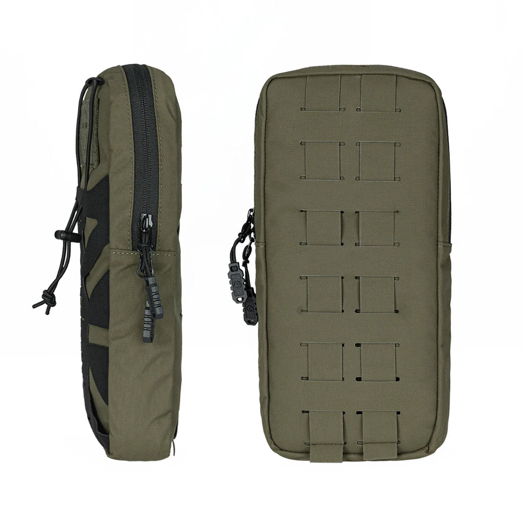 TOPTACPRO Tactical Hydration Pouch W/ Inner Bladder Water Bag Laser Cut MOLLE Hydration Pouch 8504