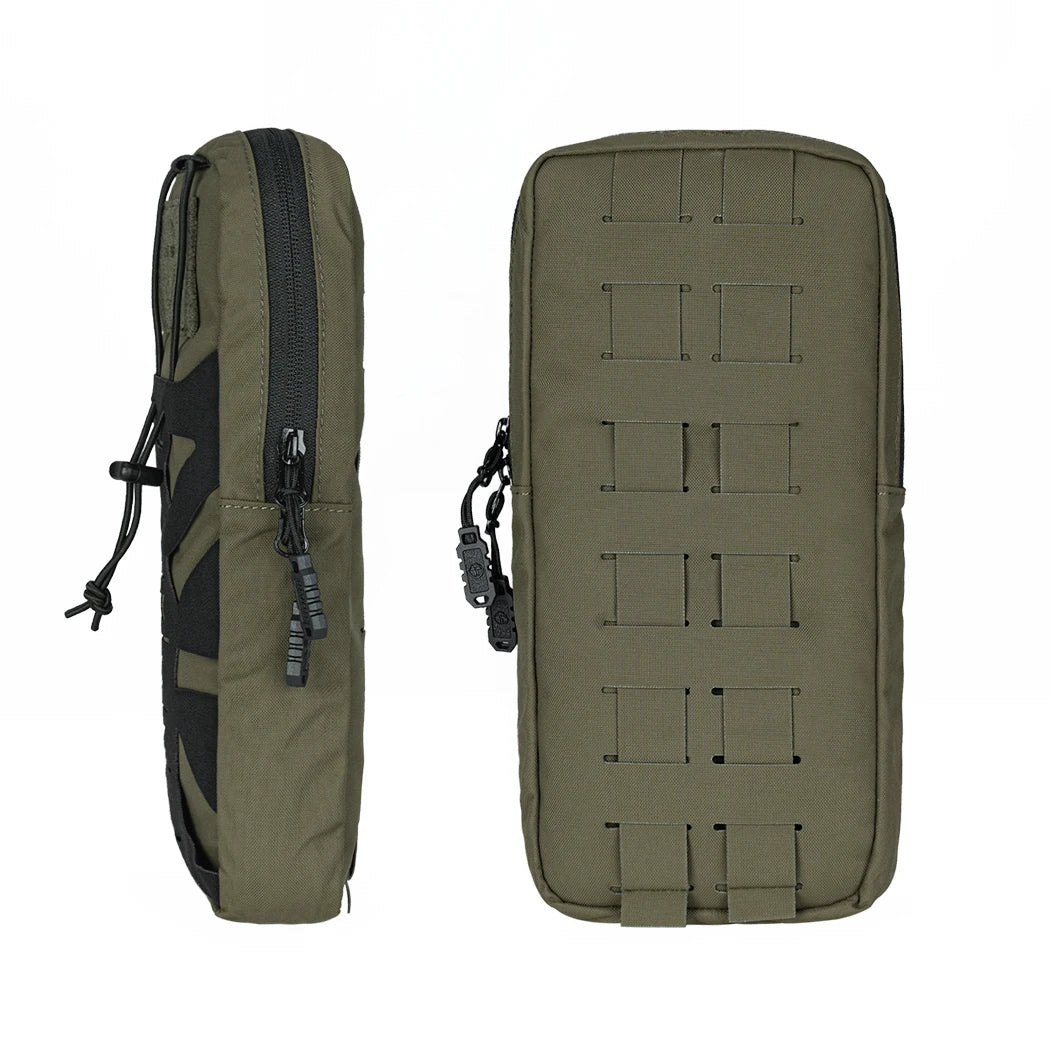 TOPTACPRO Tactical Hydration Pouch W/ Inner Bladder Water Bag Laser Cut MOLLE Hydration Pouch 8504