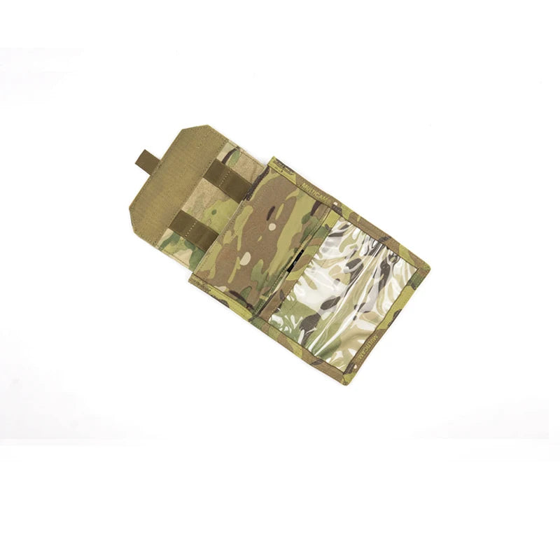 Tactical Admin Pouch Multicam Molle Map Pouch Airsoft Vest Chest Hanging Bag Multi-Purpose 500D Folding Storage Pocket