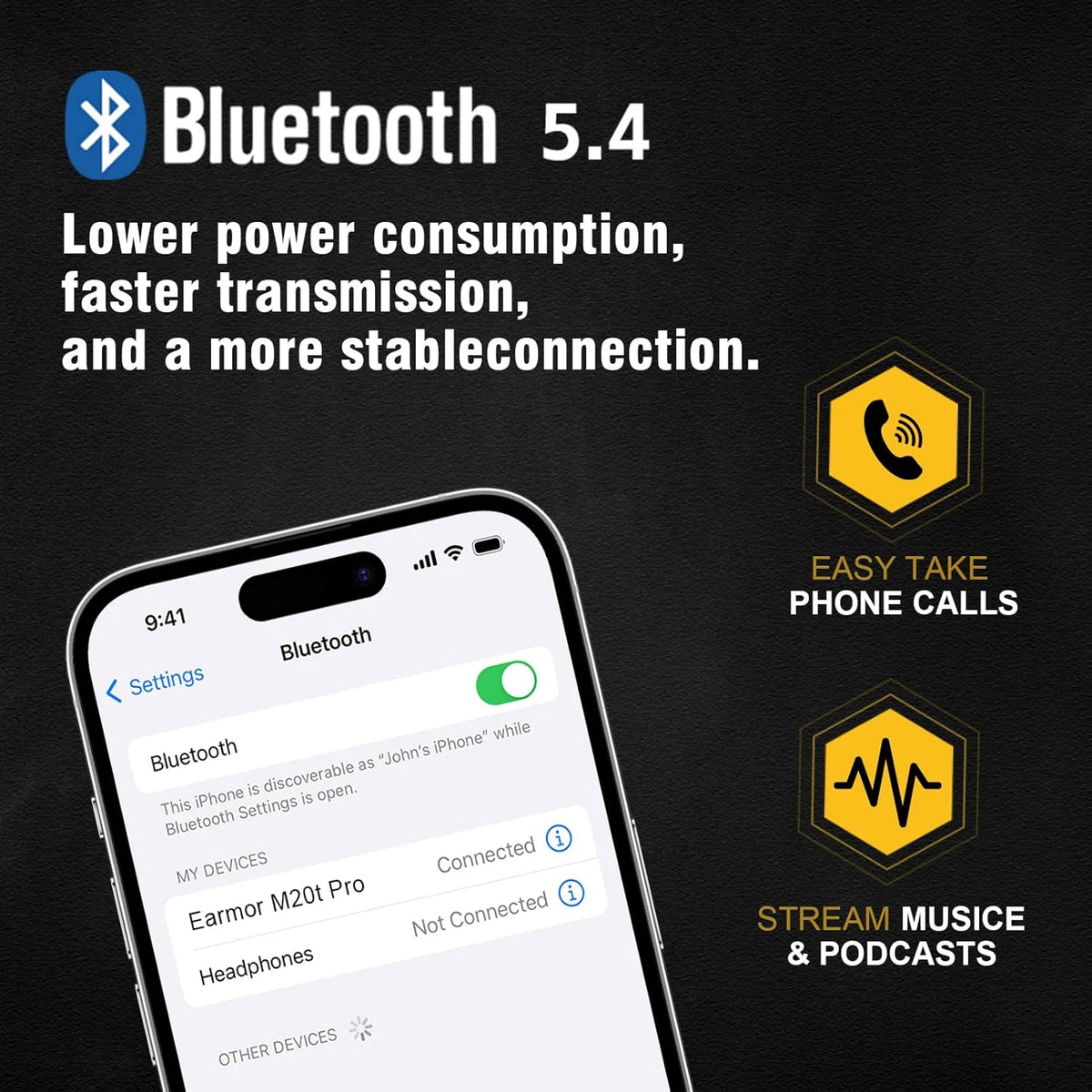 EARMOR M20T PRO Tactical Bluetooth Electronic Noise Canceling & Sound Amplification Earplugs, Shooting Ear Protection Earmuff