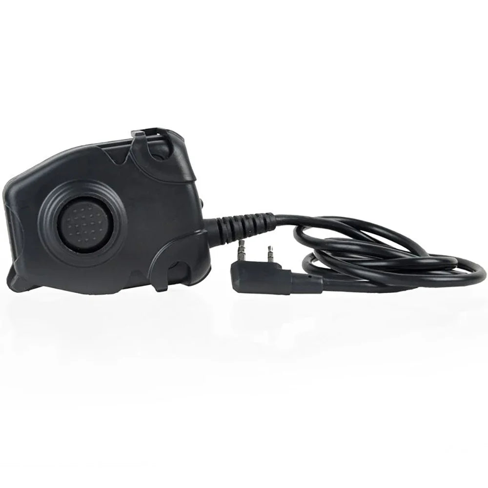 Tactical Headset PTT Adapter Cable For Z Tactical Headset ComtacII H50 MSA SORDIN H60 HD03 Kenwood Baofeng Two Way Radio