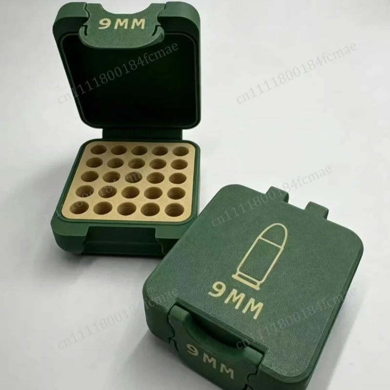 .308 .22lr 9mm 45 Bullet Storage Box, Enthusiast Desktop Gift Collection，just An Empty Box #26714