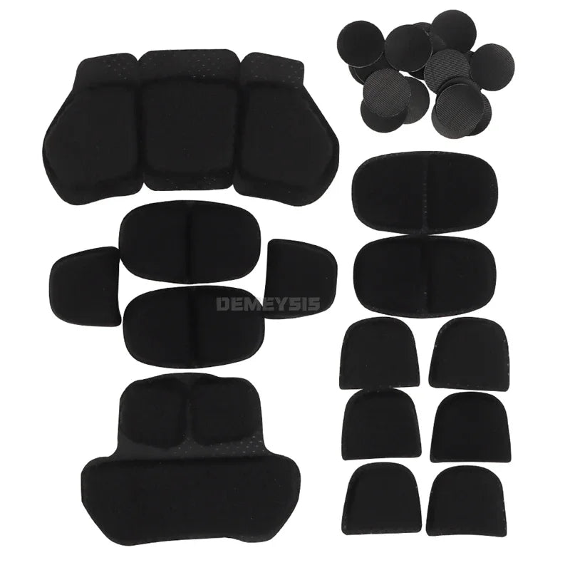 Tactical Helmet Inner Pads Kit Comfortable Airsoft Shooting Sports Helmet Memory EVA Liners Paintball CS Helmet Accessories