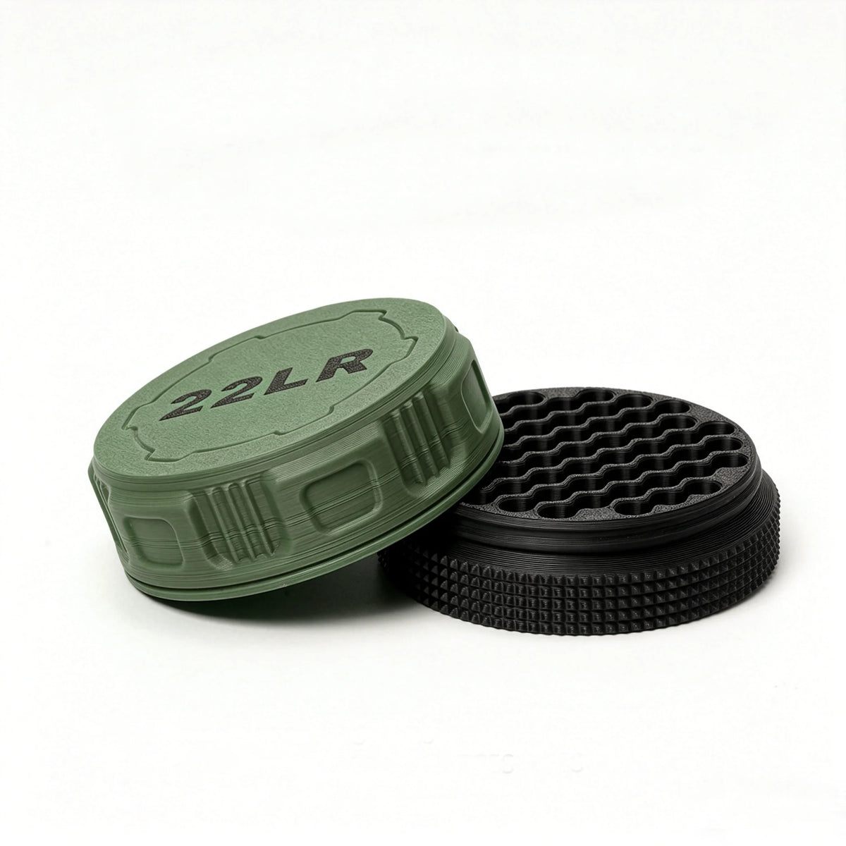 Mini Ammo Storage Box with Twist-on Lid (22LR Caliber) Compact, Durable, Portable, Large Capacity