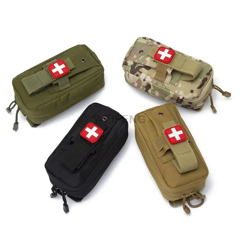 Tactical Drop Leg Platform Molle EDC Pouch Medical EMT Emergency First Aid Kit Bag IFAK Utility Tool Bag with Thigh MOLLE Rig