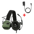 YHKEMA E70 Tactical Shooting Headset + U94 PTT for kenwood, Active Noise Canceling Earmuffs for Outdoor Shooting Hunting