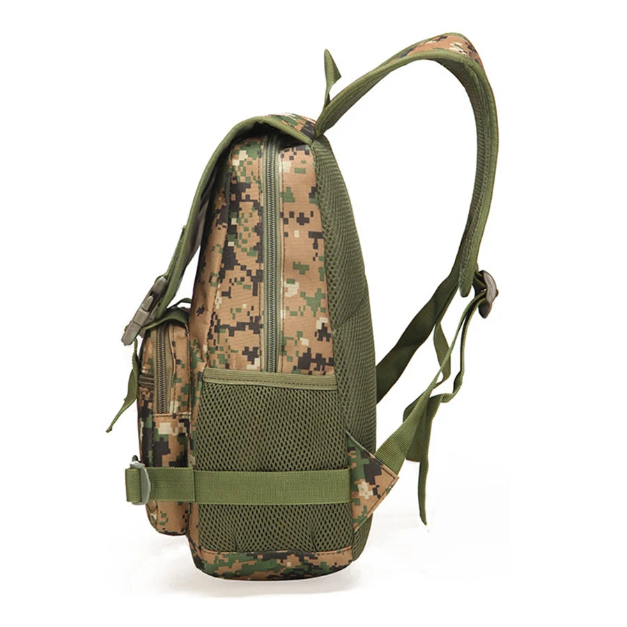 Camouflage Backpack Outdoor Hiking Camping Travel Rucksack with Multiple Pockets