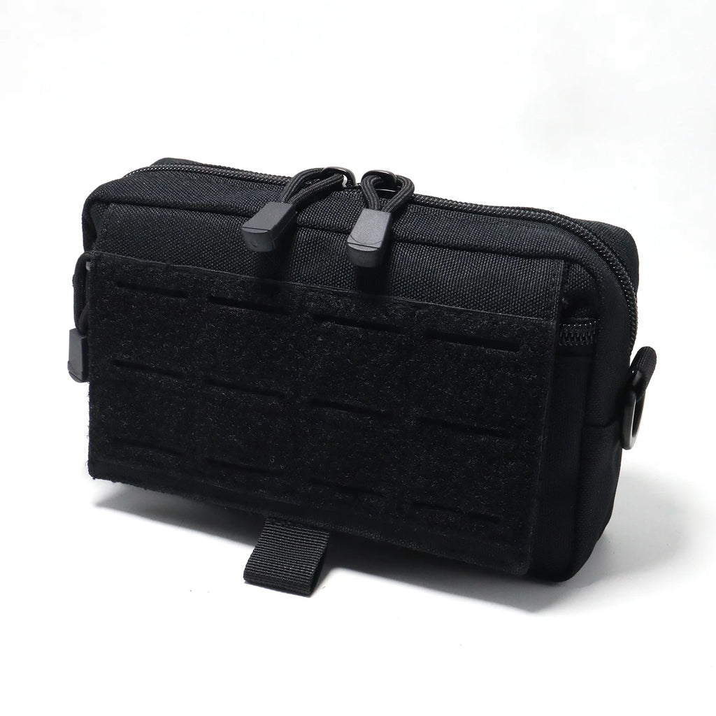 Tactical Molle Admin Pouch Utility Laser Cut EDC Tool Pouch Bag Horizontal Modular Pouches