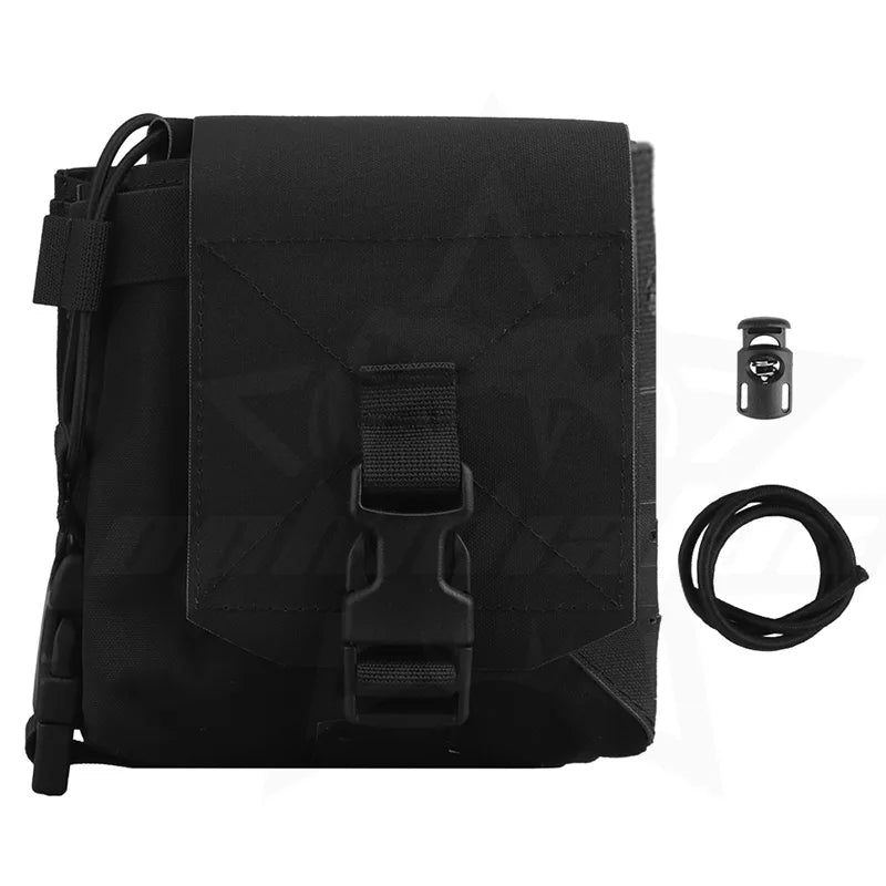 OPHIDIAN Hunting Vest Plate Carrier Sub Pouch MOLLE Belt Magazine Pouch for Night Vision Radio Walkie Talkie Headset First Aid T