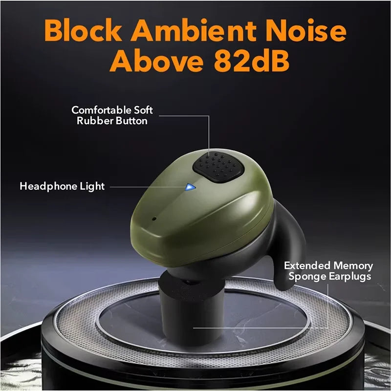 EB10 Tactical Bluetooth Earbuds Noise-Cancelling Electronic Shooting Headphones for Training