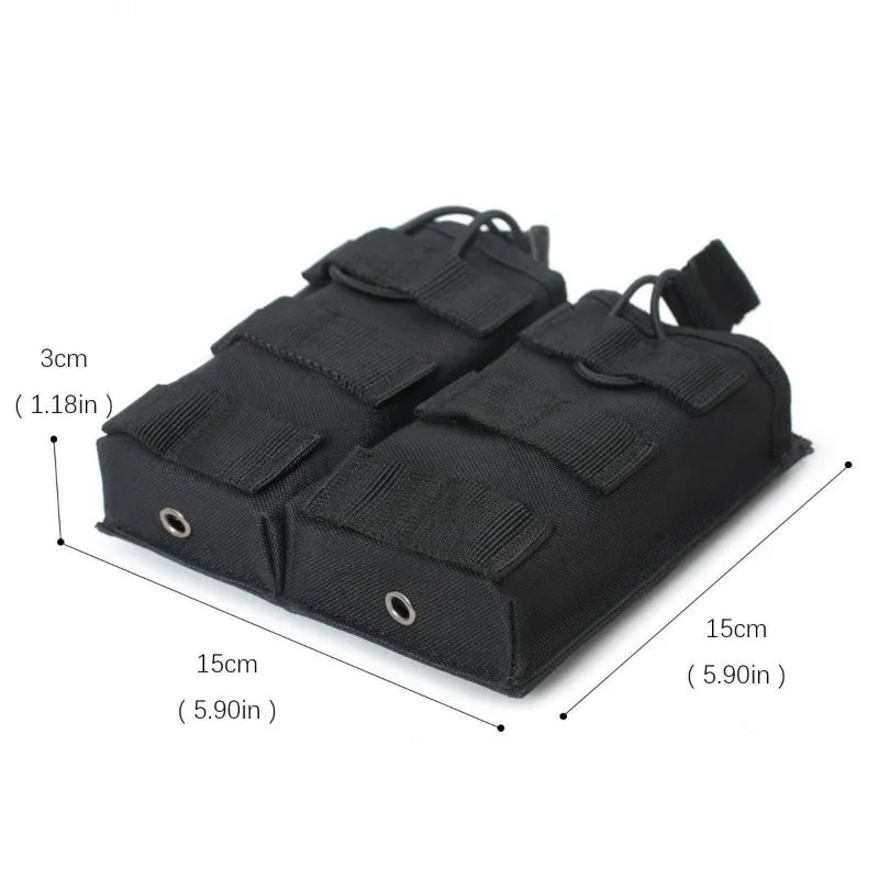 New Tactical Double Pouch Field Vest Molle Accessory Bag Military Enthusiast SC Storage Bag Wholesale
