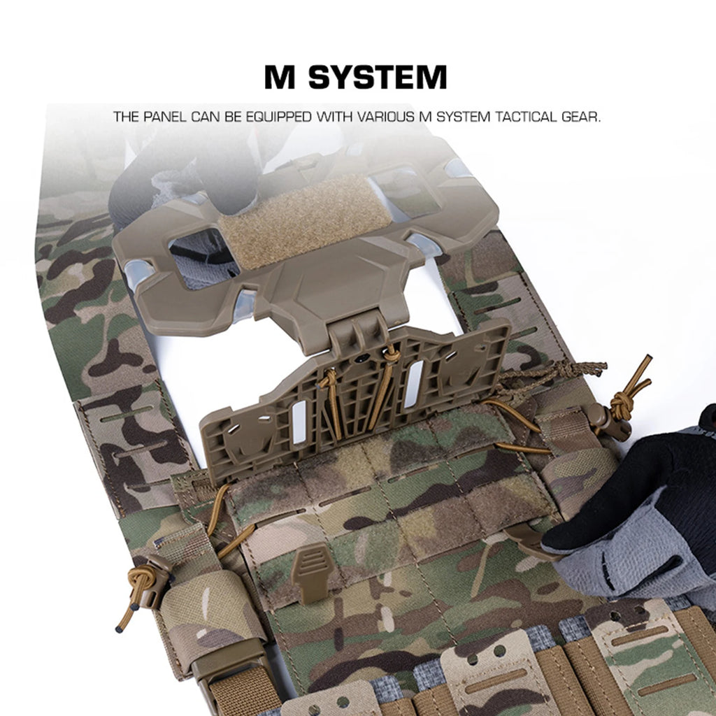 Tactic Chest Rig Multi-Layer Outdoor Micro Front Panel Hunting Vest Panels for Diary Card Battery Utility Storage Pouches
