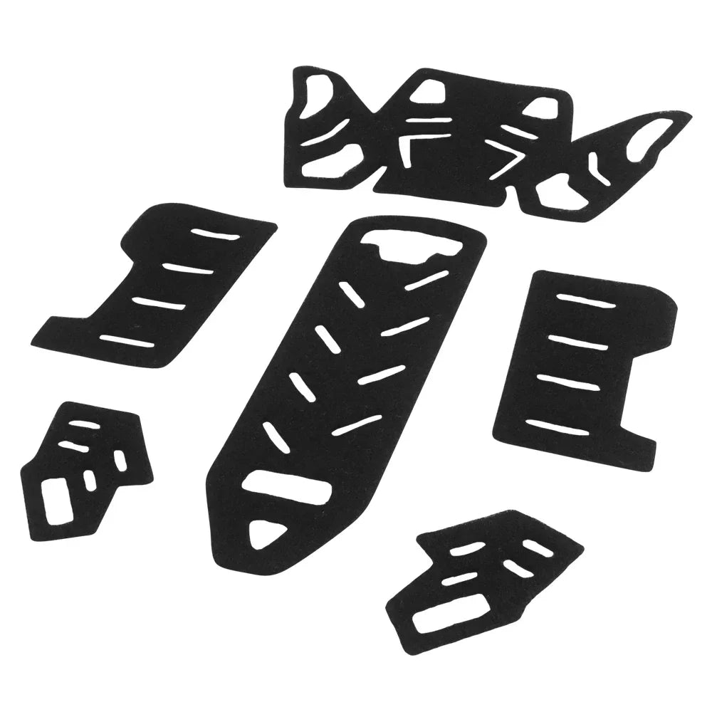 Skeleton Style Tactical  Helmet Magic Sticker 3.0 Helmet Pads Patches Hook Loop Fastener Sticky  Helmet Accessories