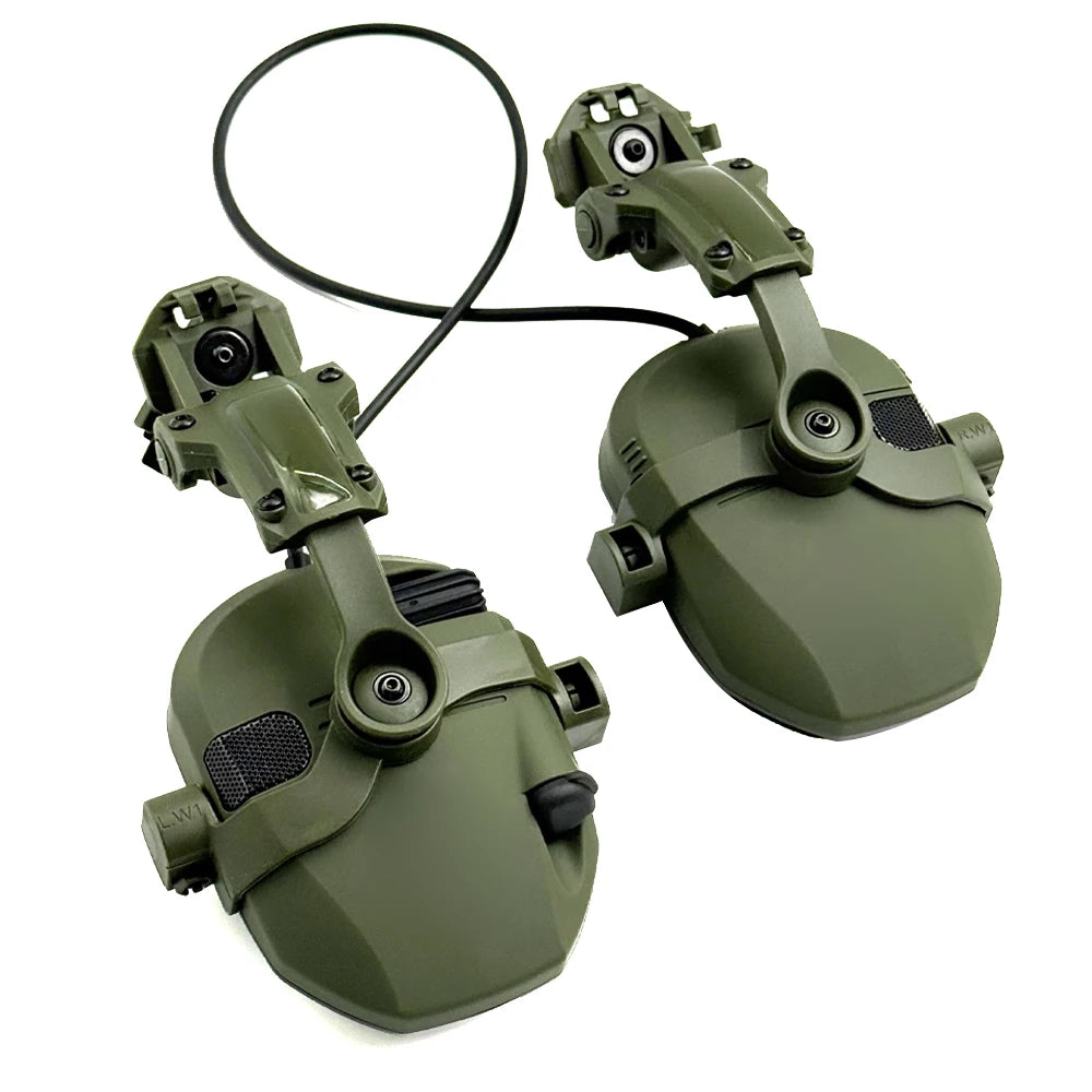 Tactical Noise-canceling Headphones, Optional Bluetooth Adapter.Suitable for Outdoor Hunting and Shooting