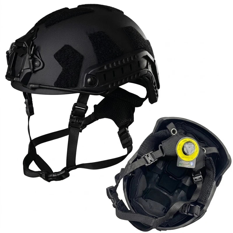 Military Tactical Helmet Set - Multi-Lens Goggles & Full Face Mask, Riot Airsoft CS Protective Gear for Outdoor Sports